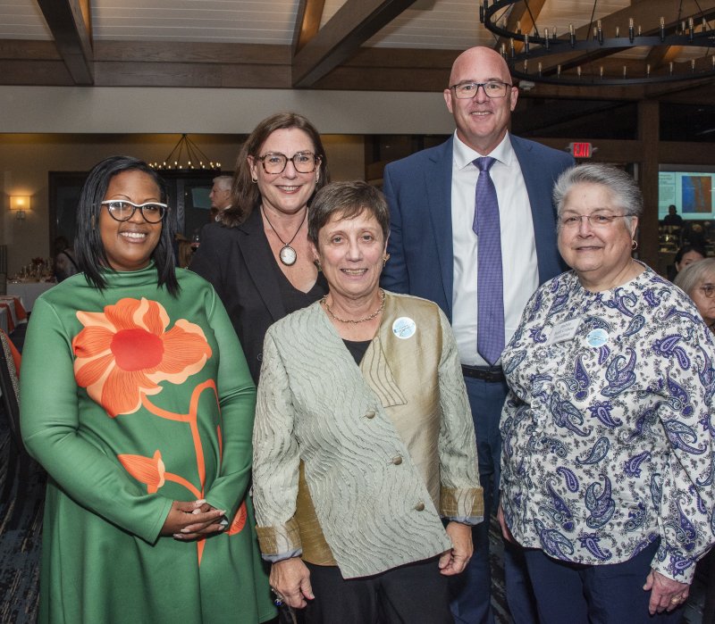 Shown at the event are (l-r) Rep. Alonna Berry, D-Milton; Rep. Claire Snyder-Hall, D-Rehoboth Beach; Sussex County Councilwoman Jane Gruenebaum; Sen. Russ Huxtable, D-Lewes; and Rabbi Beth Cohen, board president of Community Resource Center.